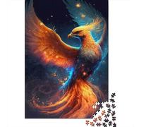 Mythical Phoenix Bird 1000 Pieces Thick Cardboard Jigsaw Puzzle Adult Jigsaws Hard Challenging Game 38x26cm/1000pcs