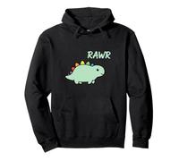 Mythical & Prehistoric Cute Rainbow Stegosaurus RAWR - Kids Pullover Hoodie