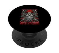 Mythical Santas Stressmas - Bold Urban Aesthetic PopSockets Adhesive PopGrip