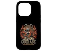 Mythical Tiger Courage - Bold Urban Aesthetic Case for iPhone 15 Pro