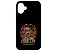 Mythical Tiger Courage - Bold Urban Aesthetic Case for iPhone 16 Plus