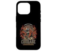 Mythical Tiger Courage - Bold Urban Aesthetic Case for iPhone 16 Pro