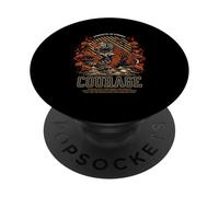 Mythical Tiger Courage - Bold Urban Aesthetic PopSockets Adhesive PopGrip