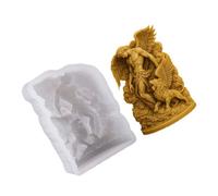 Mythical Wing Carving Silicone Molds for Soap Home Decoration Gypsum Ornament Resin Casting Silicone Molds for Resin