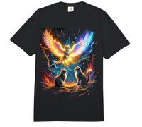 Mythical Winged Cat Comfort Colors Adult Heavyweight T-Shirt