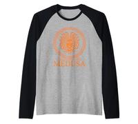 Mythologis Ancient Greece Gods Greek Mythology Medusa Raglan Baseball Tee
