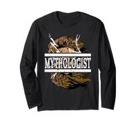 Mythologist Ancient Myth Scholar Lightning Wisdom Long Sleeve T-Shirt