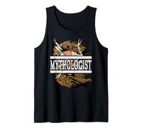 Mythologist Ancient Myth Scholar Lightning Wisdom Tank Top