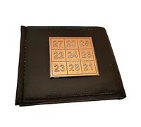 Mythology Centre Kuber Card of Abundance for Wallet | Kuber Yantra Numbers Small 2 Inch X 2 Inch Copper Yantra Brown Colour 1 Piece