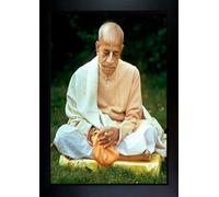 MYTHOLOGY CENTRE Srila Prabhupada Photo Frame Wall Painting For Home Decoration And Gifting (10 x 13.5 inch)