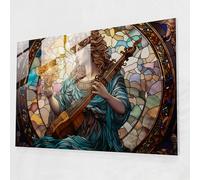 Mythology Glass Print - Mythology, Celestial, Mythology, Lyra, 45 cm x 30 cm