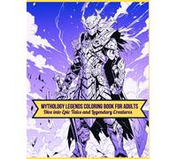 Mythology Legends Coloring Book for Adults: Dive into Epic Tales and Legendary Creatures: Detailed Mythological Illustrations to Unleash Your Creativity, Relieve Stress, and Explore Ancient Worlds