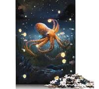 Mythology Octopus Puzzle Jigsaws 1000 Pieces for Adults Wooden Puzzle Jigsaws for Adults Family Activity Jigsaw Puzzles 1000pcs (75x50cm)