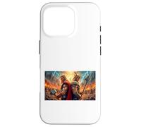 mythology odin and thor The Gods March into Final Battle Case for iPhone 16 Pro