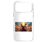 mythology odin and thor The Gods March into Final Battle Case for iPhone 17 Pro Max