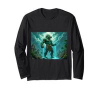 mythology Tlaloc, Aztec god of rain, storms, and fertility Long Sleeve T-Shirt