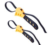 Mythosurge Strap Wrench Set, 2pcs 550mm and 600 mm Strap Pipe Wrench Adjustable, Length Reinforced Heavy Duty Rubber Belt for Pipe Plumbers, Oil Filter, Jar Opener for Weak Hands