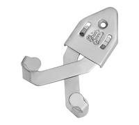 Mythrojan Metal Single Sword Wall Mount Vertical Sword Mount Display Wall Hanger Adjustable Multifunctional Mount Wall Decor Rack for Axe, Knives (Silver, 3")