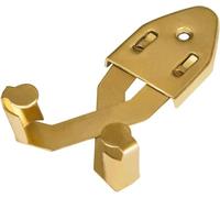 Mythrojan Metal Single Sword Wall Mount Vertical Sword Mount Display Wall Hanger Adjustable Multifunctional Mount Wall Decor Rack for Axe, Knives (Brass, 3")