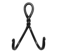Mythrojan Steel Sword Wall Mount, Single Hook, Heavy Duty, Black, 10 Pound Capacity, Medieval, Vintage, Antique, Christmas, Adventure, Viking Theme