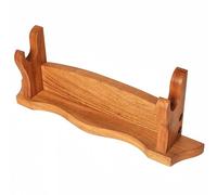 Mythrojan Sword Holder Solid Wood Sword Wall Mount Samurai Sword Display Stand Katana Sword Holder Gladiator Sword Wall Display Crusader Sword Knife Stand for Display - One Tier Stand