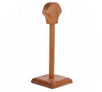 Mythrojan Wooden Helmet Stand Solid Medieval Roman Viking Helmet Display Stand Mask Display Templar Spartan Cosplay LARP Knight Stand Vintage Home Décor Gift, Natural - 21 Inches
