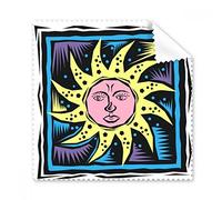 Myths Lgends Son God Mexicon Culture Element Engraving Glasses Cloth Cleaning Cloth Gift Phone Screen Cleaner 5pcs