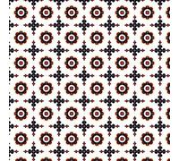 MyTinyWorld 1:12th Dark Red and Navy Blue Target Design Tile Sheet With Grey Grout