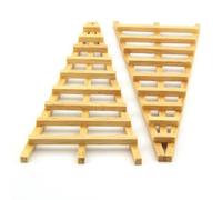 MyTinyWorld 2 Dolls House Miniature Hand Made Light Wood Hardwood Trellis