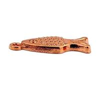 MyTinyWorld 2 x Dolls House Miniature Copper Colour Metal Fish Mould/Pans