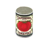 MyTinyWorld 2 x Dolls House Miniature Defender Tomato Can (1920s)
