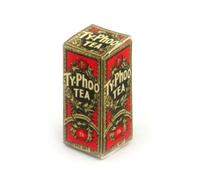 MyTinyWorld 2 x Dolls House Miniature Red Tea Boxes