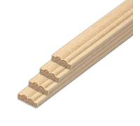 MyTinyWorld 4 x Dolls House Miniature 45cm Wood Moulding/Dado (Style 1)