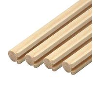 MyTinyWorld 4 x Dolls House Miniature Curved Wood Hand Rail (Style 1)