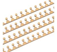 MyTinyWorld 4 x Dolls House Miniature Decorative Roof Trim and Cresting Strips (Style E)