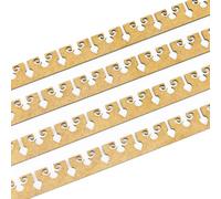 MyTinyWorld 4 x Dolls House Miniature Decorative Roof Trim and Cresting Strips (Style G)