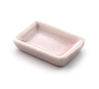 MyTinyWorld 4 x Dolls House Miniature Small Rectangle Plates