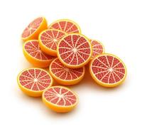 MyTinyWorld 5 x Dolls House Miniature Handmade Half Of A Pink Grapefruits