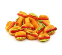 MyTinyWorld 6 x Dolls House Miniature Hot Dog With Tomato Sauces