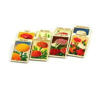 MyTinyWorld 8 Mixed Dolls House Flower Seed Packets - Set 12