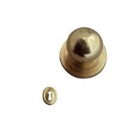 MyTinyWorld Dolls House Miniature 1:12th Scale Brass Door Handle Age 14+ and Keyhole Cover