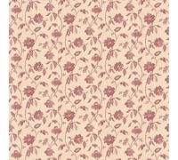 MyTinyWorld Dolls House Miniature Intricate Red Flower Wallpaper