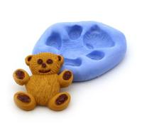 MyTinyWorld Dolls House Miniature Large Bear Cake Reusable Silicone Mould