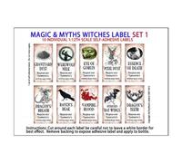 MyTinyWorld Dolls House Miniature Myth And Magic Label Set 1