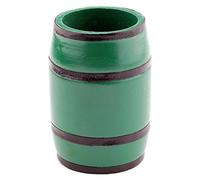 MyTinyWorld Dolls House Miniature Open Topped Green Wood Barrel/Water Butt