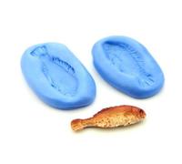 MyTinyWorld Dolls House Miniature Orange Spotty Fish Silicone Mould