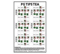 MyTinyWorld Dolls House Miniature Packaging Sheet of 6 Tips Tea