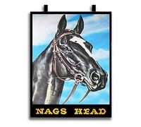 MyTinyWorld Dolls House Miniature Pub/Tavern Sign - Nags Head