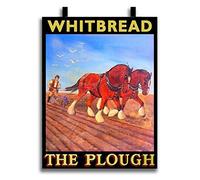 MyTinyWorld Dolls House Miniature Pub/Tavern Sign - The Plough