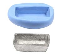 MyTinyWorld Dolls House Miniature Reusable Bread Tin Silicone Mould